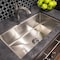 Lippert 27X16X7 SINGLE BOWL SINK; R10 CORNERS; STAINLESS STEEL 304 385313 - alternate 7